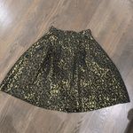 Gracia skirt gold and black leopard pattern party skirt size M like new Photo 1