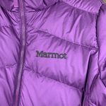 Marmot  size medium purple duck down Coat winter jacket puffer long Photo 7