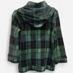 525 America Green Plaid Heritage Preppy Peacoat Hooded Size Large Photo 3