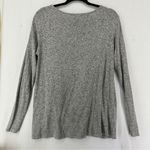 Gibson  Pullover Sweater Long Sleeve Knot Front Womans Size M Gray Photo 7