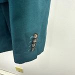 Ann Taylor  Petite 6P Teal Double Breasted Blazer Career‎ Preppy Quiet Luxury Photo 3