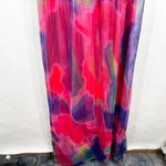 Boutique 4X Dress Full Maxi‎ Chiffon Lined Pink Purple Strappy Sleeveless 956 Photo 3