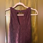 Altar'd State Altar’d State Elegant Lace Burgundy Dress Photo 4