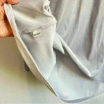Loft ‎ Lounge Women’s Gray Velvet Pullover Top Size L Photo 6
