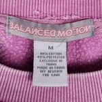Balanced Motion Tie Dye Sweatshirt Pink Embroidered New York Champs Graphic Top Size M Photo 2