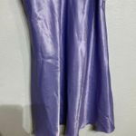 Jonathan Martin  Purple Satin Vintage Nightgown Sz L Photo 3