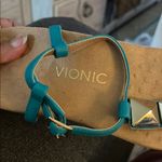 Vionic  Womens Rest Nala Toepost Sandal Teal Size 8 Photo 7