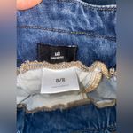 EXPRESS Super High Waisted Paperbag Waist Denim Midi Shorts - Size 8 Photo 14