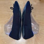 Rothy's Womens The Point Bow Black Knit Fabric Slip On Ballet Flats Shoes 9.5 Photo 5