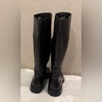Costume National Tall Leather Boots – Made in Italy – Size 40.5 – Black Photo 3