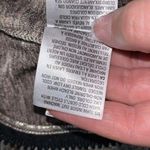 JM Collection  Womens Blouse Top Space Dye Zipper Metallic Gold Foil Petite Small Photo 11