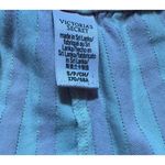 Victoria's Secret Victoria’s Secret pink white metallic silver striped pajama set sz small Photo 9