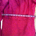 Alexis Pink Off-Shoulder Bishop Sleeve Mini Dress sz Med Photo 2