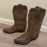 Justin Boots Ladies Justin Distressed Western Leather Cowgirl | Cowboy Heeled Boots Photo 0
