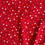 Madewell  Women's Red Prairie Posies Novel Tie-Front Top XS‎ Photo 12