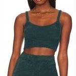Lovers + Friends Ellena Cropped Tank in Dark Teal Small Photo 0
