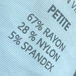 Quince Navy Blue Pull-On Cropped Length Pants Slacks Stretch Pointe Medium P Photo 9