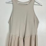 Zella  Effortless Cutout Back Hybrid Dress in Grey Moonbeam Size X-Large Photo 5