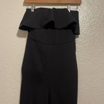 Babaton NWT Aritzia Flutter Strapless Wide Leg Cropped Jumpsuit Photo 5