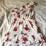 One shoulder floral mini dress Size L Photo 2