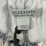 ALLSAINTS NWT All Saints Amara Laertes Midi Dress Size 4 Ecru Leopard Print Long Sleeve Photo 6