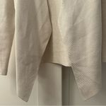 Eileen Fisher Bone Silk/Cotton Angled Shaped Front Cardigan size extra small Photo 5