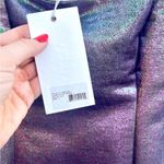 Likely Revolve Lurex Haley Metallic Purple Iridescent Mini Cocktail Dress 4 Photo 9