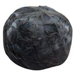 Vtg 1950s Haya Rochel Black Feather Covered Mesh Netting Pillbox Cloche Hat Photo 0