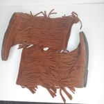 Minnetonka  fringe leather boots size 8 Photo 2