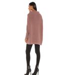 Free People Ottoman Slouchy Ribbed Tunic Sweater Nutmeg Mauve Size Large Photo 8