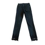 Ted Baker Ted‎ Baker Alesiaa Black Skinny Jeans Lace Trim Stretch Classic Size 27 Women's Photo 6