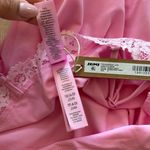 SKIMS Fits Everybody Lace Long Slip Dress in Bubblegum Tonal, Size Small Photo 9