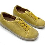 Vionic Jean Suede Slip On Comfort Sneaker Shoes Womens Size 6 Buttercup Yellow Photo 0