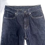 Massimo Dutti  High-Waist Straight Leg Cropped Confort Jeans Dark Blue Size 4 Photo 1