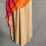 Flying Tomato Rainbow Maxi Dress Pleated Sleeveless Shores Vacay Woven - Small Photo 9