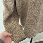 Columbia Tan Quarter Zip Jacket w/ Cable Knit Details Photo 2