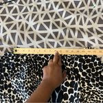 Who What Wear Black & White Animal Print Tiered Ruffle High Rise Midi Skirt 6 Photo 9