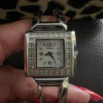 Fossil  rhinestones square face watch with links Photo 1