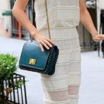 Miguelina Tiered Maxi Column Dress Crochet & Lace White Ivory Sample XS/S Photo 0