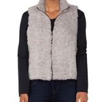 Natural Reflections [] Beige Furry Sherpa Full Zip Vest NWT Egret Size XL Photo 0