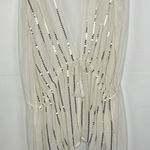 Source Unknown Cover kimono wrap sequined off white Photo 0