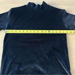 Vtg Black Velvet Velour Mock Top Grunge S Friends Rachel 90s Holiday Goth Photo 4
