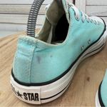 Converse  Chuck Taylor All Stars Low Top Ace Up Sneakers Aqua Teal 7 Men 9 Women Photo 6