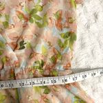 Lulus  Spring Vibes White Floral Print Cutout Long Sleeve Peplum Top XL Photo 9