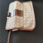 Liz Claiborne Brown and Tan Clutch with Gold Accent Photo 1