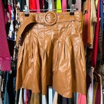 Lost + Wander NWT  set the scene faux leather mini skirt Photo 3