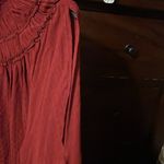 Maurice's NWT  Maroon Blouse Sz 1X Long Split Sleeve Peasant Boho Photo 2