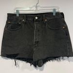 Levi's Black Levi 501 button fly Jean shorts Photo 0