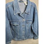 Bill Blass NEW Vintage  Denim Jacket Womens Large Blue Jean 90s Pockets Button Photo 5