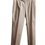 ZOZO Womens Beige Tan Pleated Wide Leg Dress Pants Size 10 Photo 0